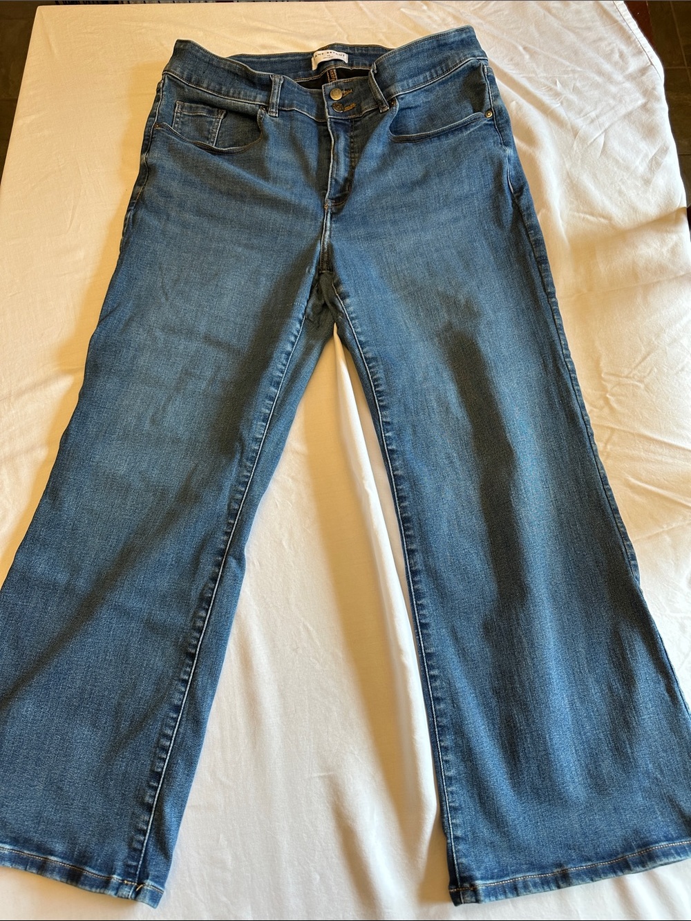 Lane Bryant High Rise Tighter Tummy Blue Boot Cut Jeans 16S
